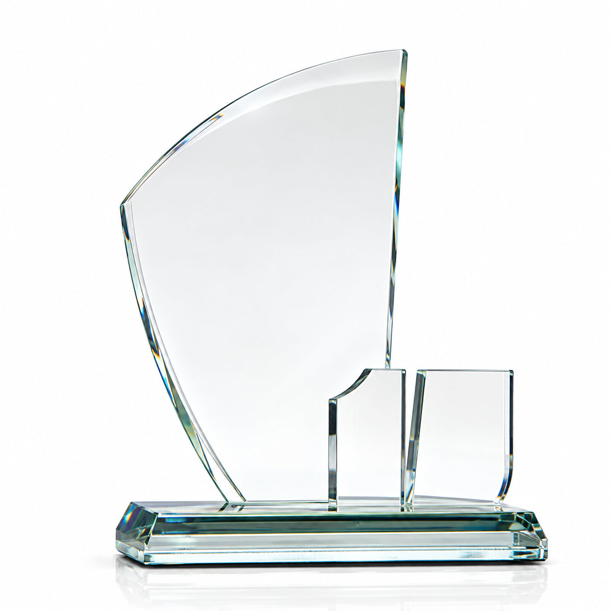 Optic Aegis | Modern Sail Plaque for Employee Excellence