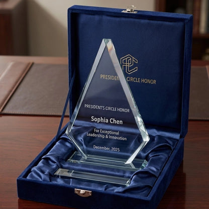 Jade Apex Diamond plaque award
