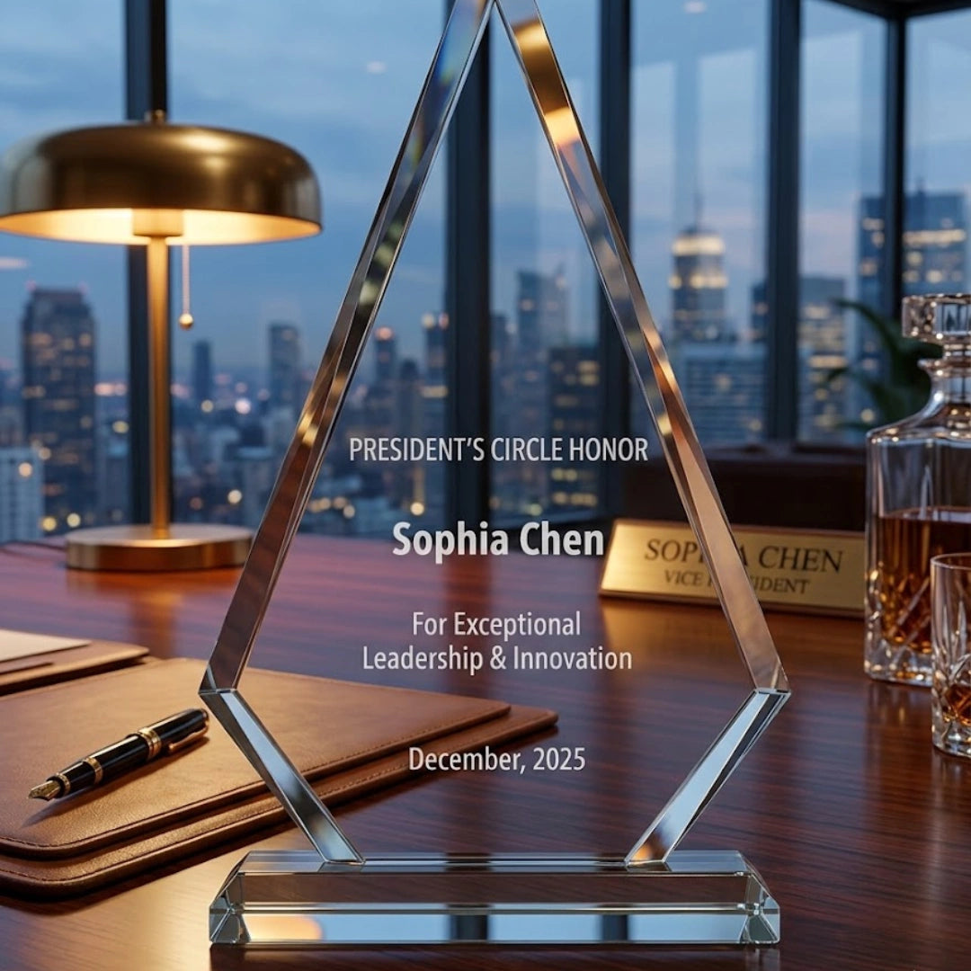 Jade Apex Diamond plaque award