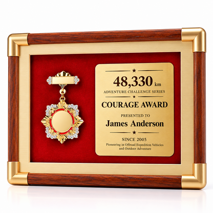 Frontier Spirit | Custom Wood Achievement Plaque