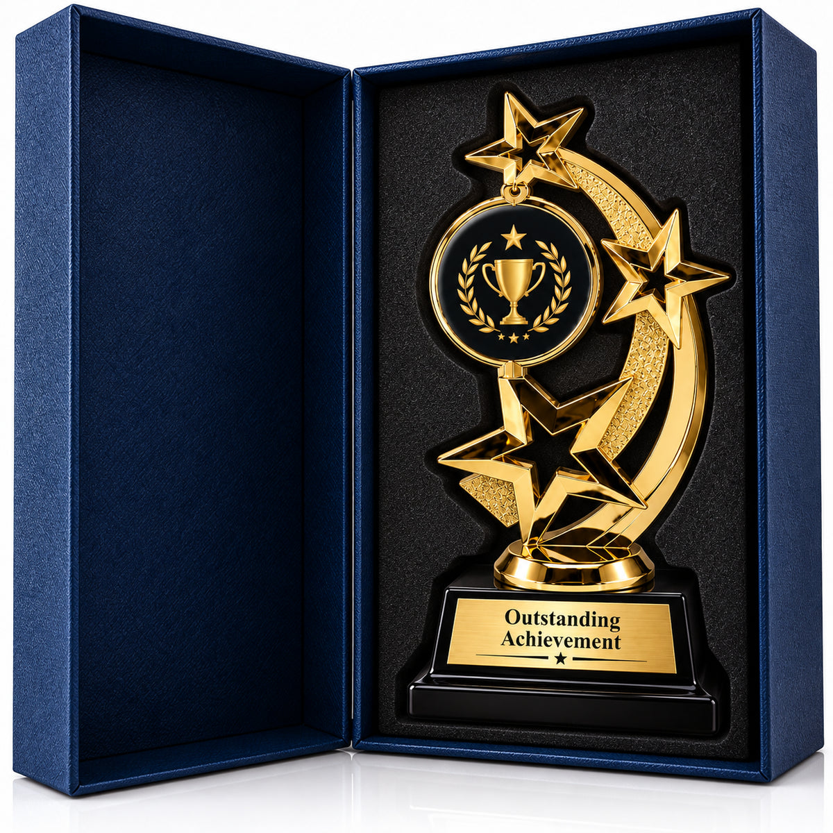 Gold Astro Spinner | Premium Gold Corporate Recognition Trophy