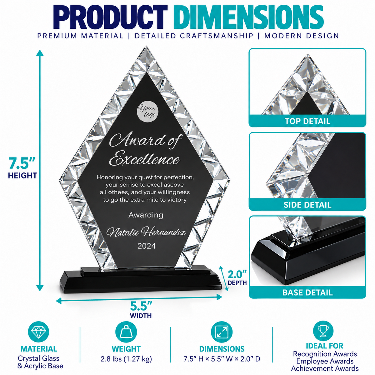 Diamond Peak | Custom Achievement Recognition Plaque