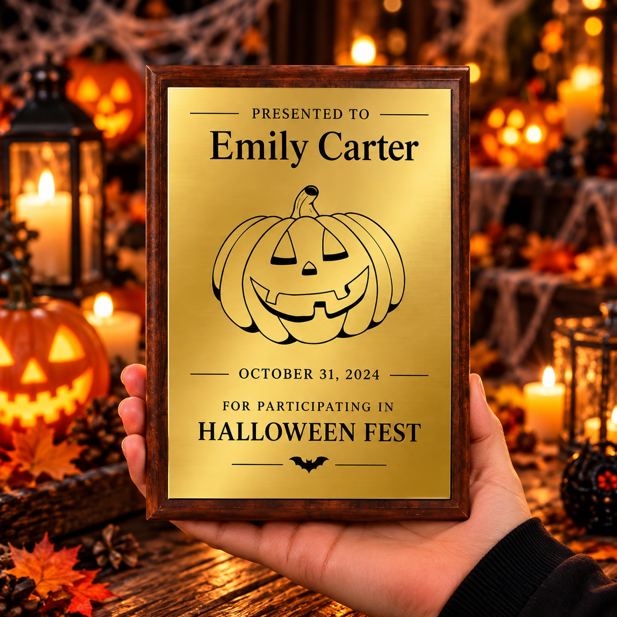Spooky Legacy | Customized Halloween Participation Plaque