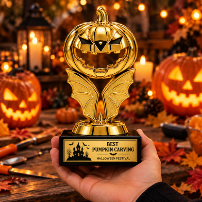Jack O’Glow | Customized Halloween Decoration Recognition Trophy