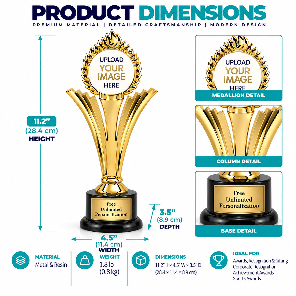 Victory Tower | Custom Insert Championship Trophy