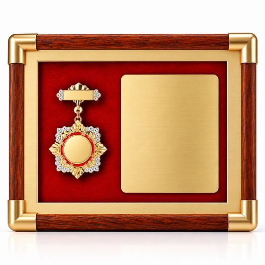 Frontier Spirit | Custom Wood Achievement Plaque
