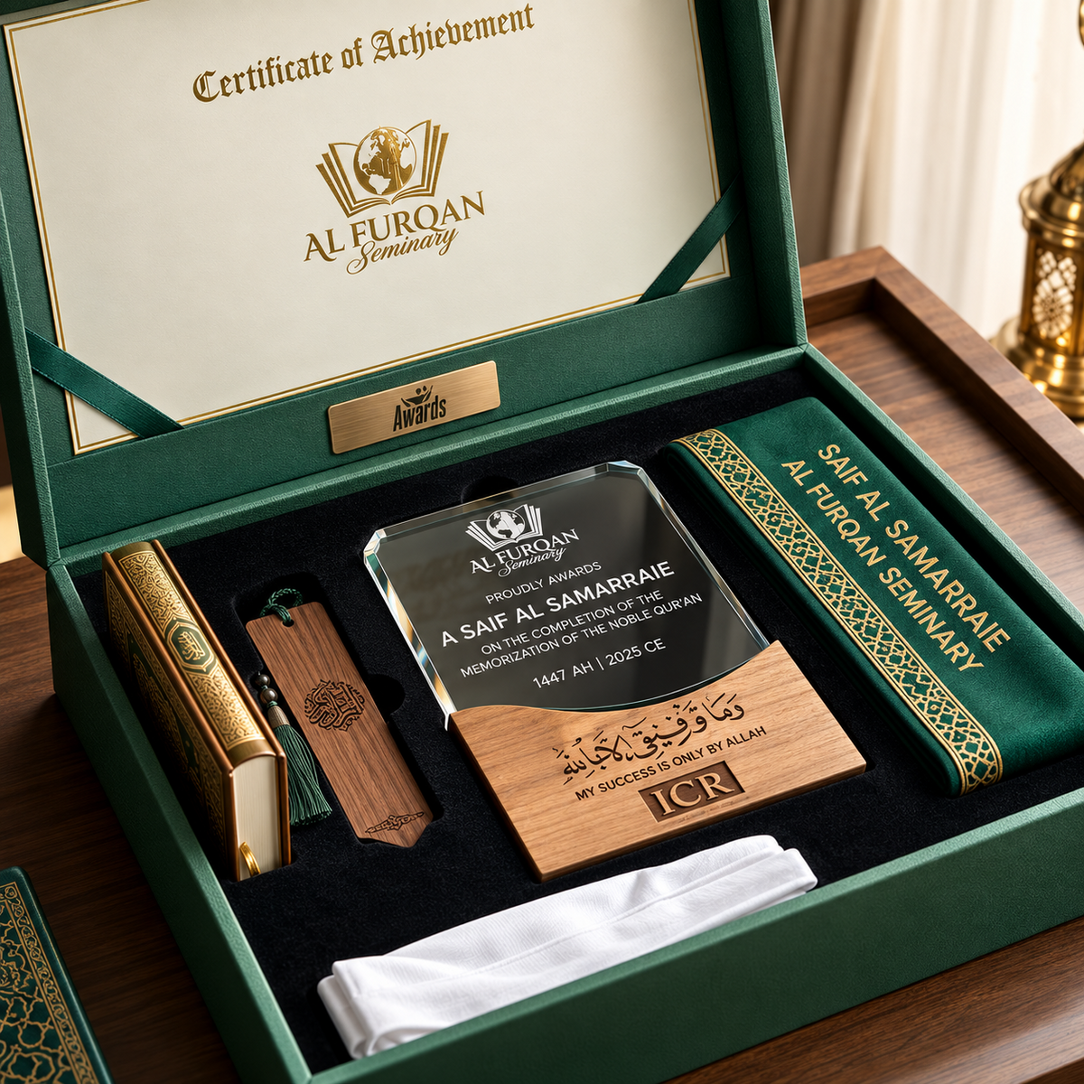 Wave Wood | Custom Acrylic Awards for Corporate Events