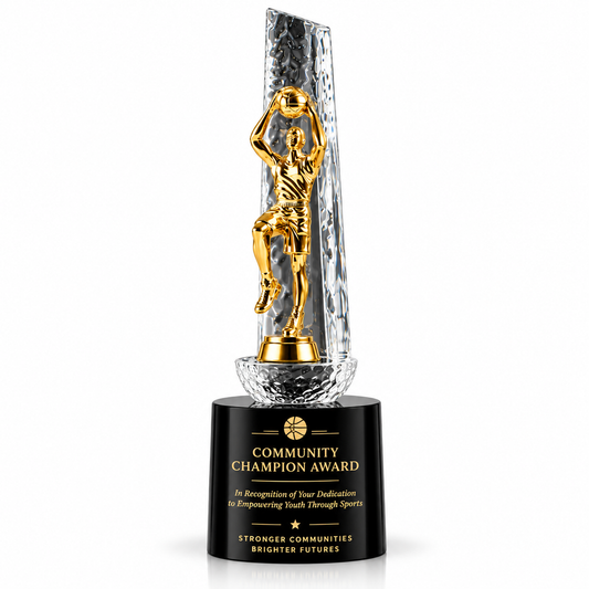 Hoop Champion | Custom Basketball Trophy Award