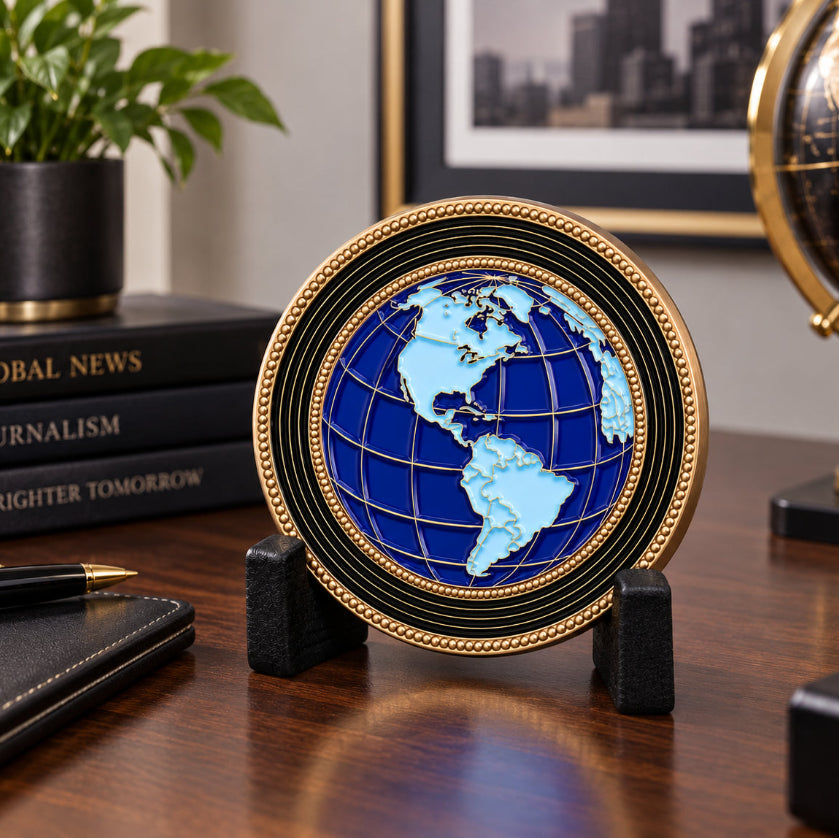 Corporate Challenge | Antique Brass Employee and Executive Recognition Coin