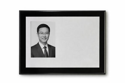 Ebony Impact Portrait Plaque