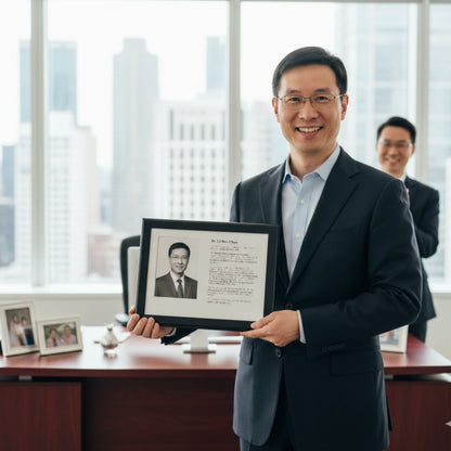 Ebony Impact Portrait Plaque