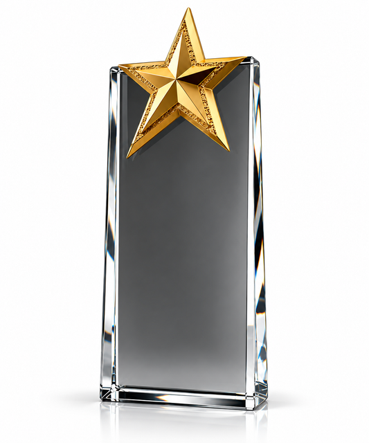 Golden Legacy | Custom Crystal Anniversary Recognition Award