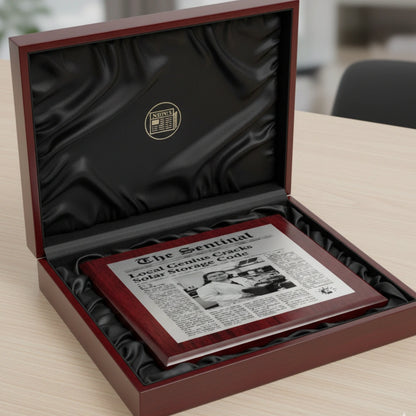 Vertical Elite Rosewood plaque