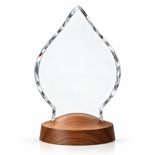 Divine Teardrop | Islamic Arabic Calligraphy Crystal Award
