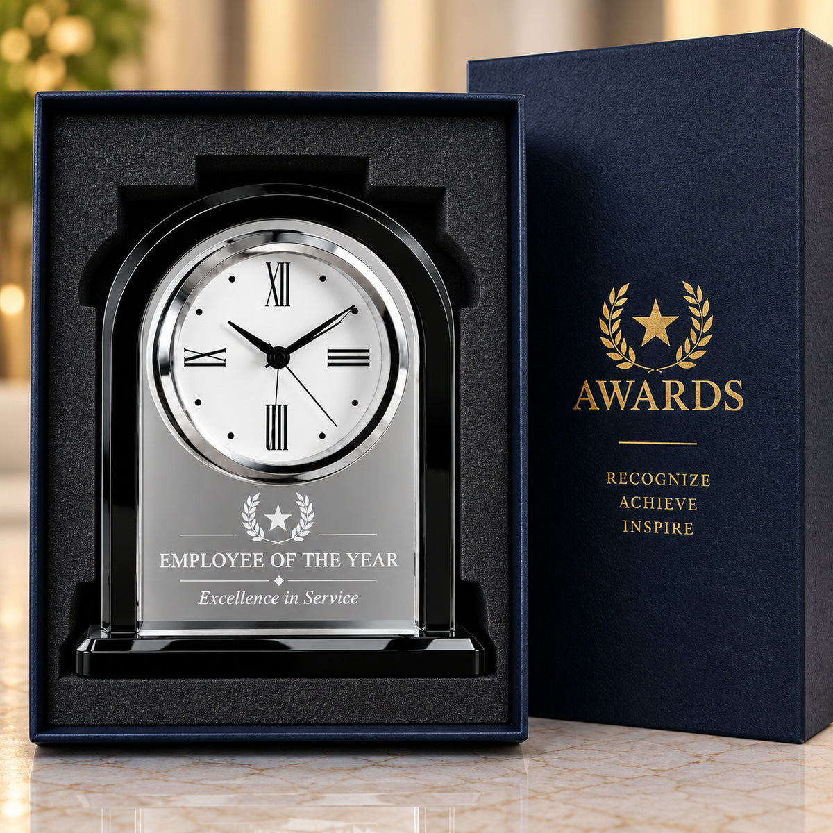 Sales Arch | Custom Top Sales Achievement Clock Award