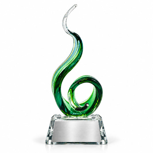 Emera Fly | Custom Art Glass Achievement Award
