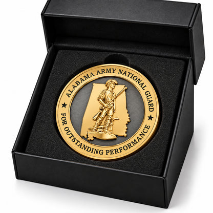 Shiny Gold | Shiny Gold Military Leadership Recognition Coin