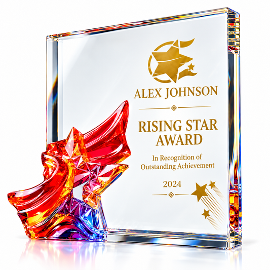 Guiding Comet | Custom Crystal Achievement Award