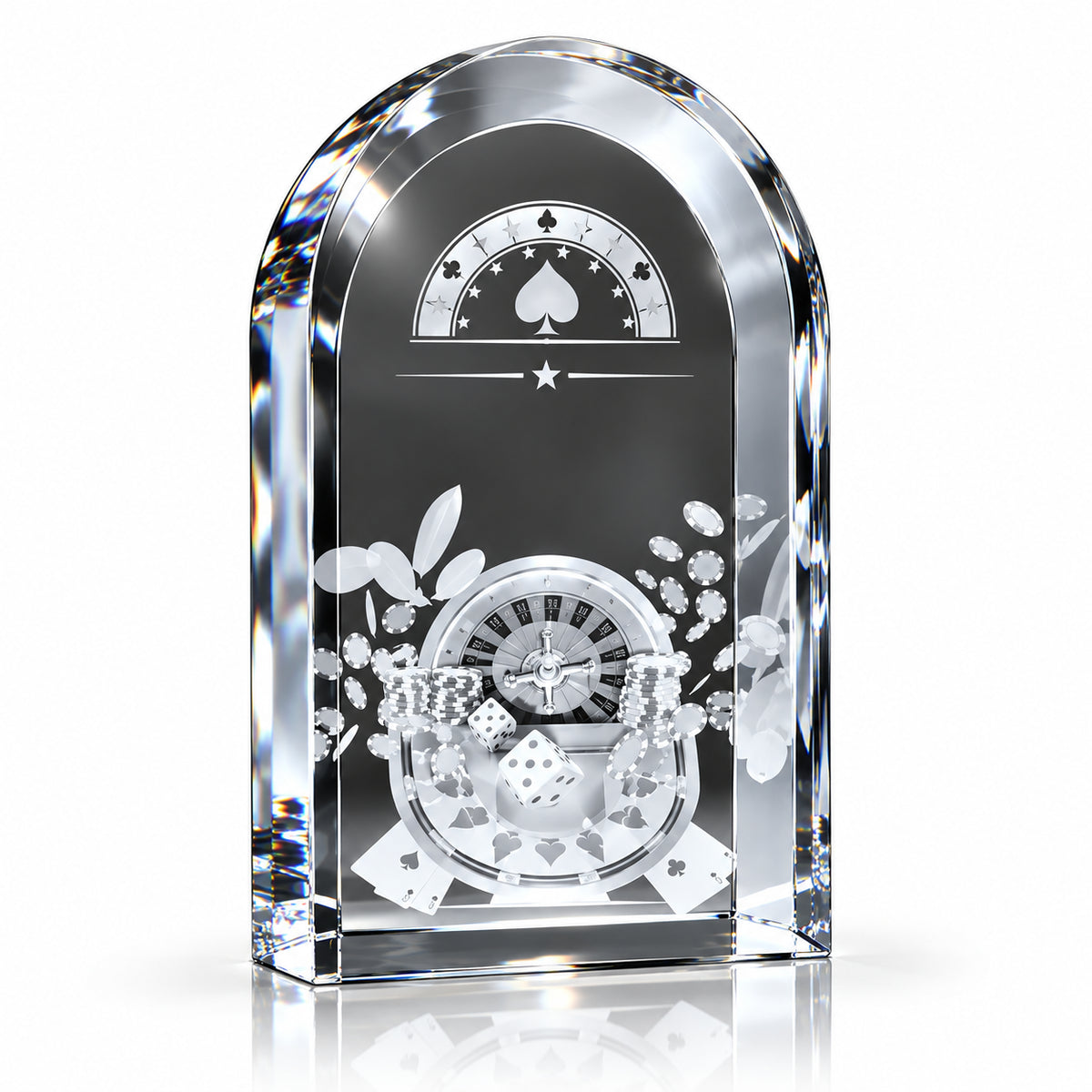 Casino Prestige | Custom Casino Recognition Crystal Award