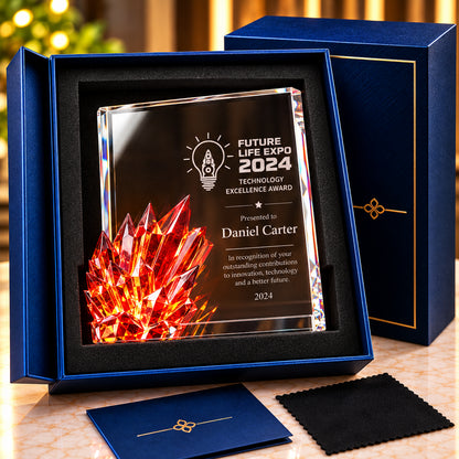 Crimson Spark | Custom Crystal Innovation Award