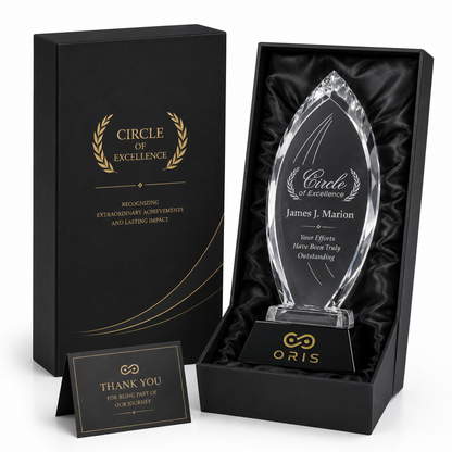 Personalized Majestic Crystal Award