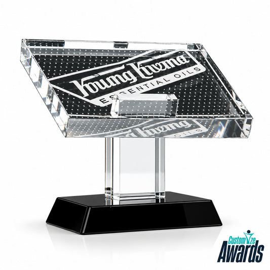 Essential Stand | Custom Crystal Logo Display Award