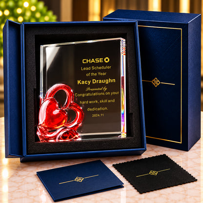 Effortful Ascent | Custom Crystal Employee Recognition Award