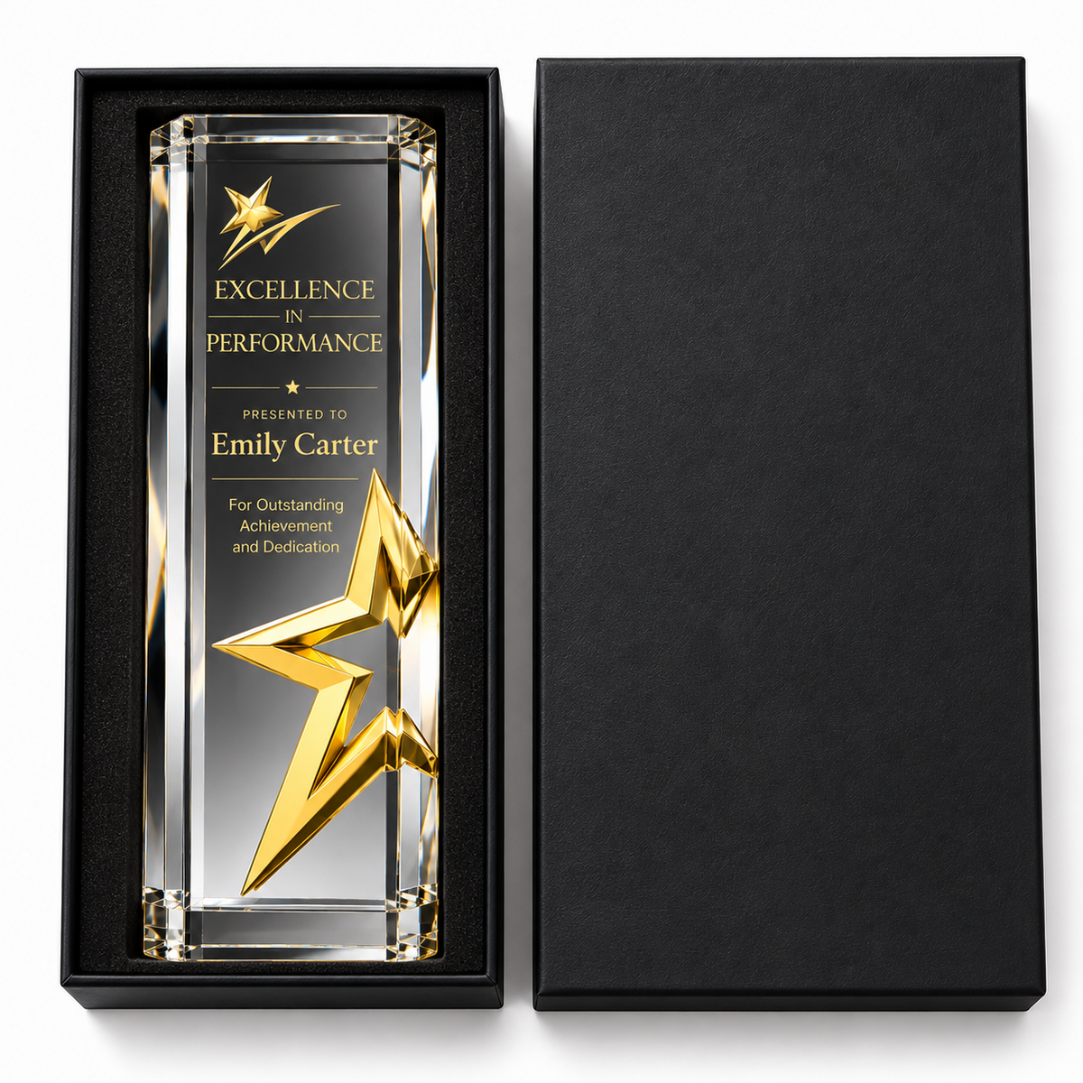 Aureate Star | Customized Achievement Crystal Awards