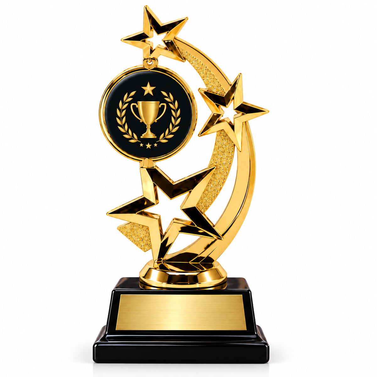 Gold Astro Spinner | Premium Gold Corporate Recognition Trophy