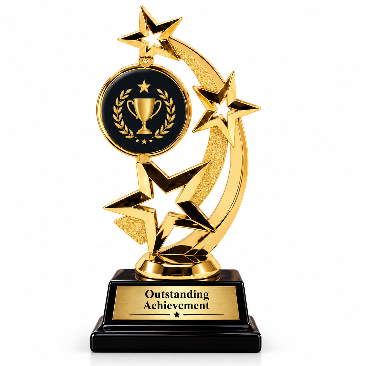 Gold Astro Spinner | Premium Gold Corporate Recognition Trophy