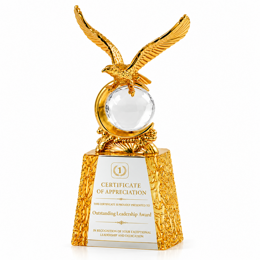 Eagle Honor | Leadership Appreciation Art Glass Award