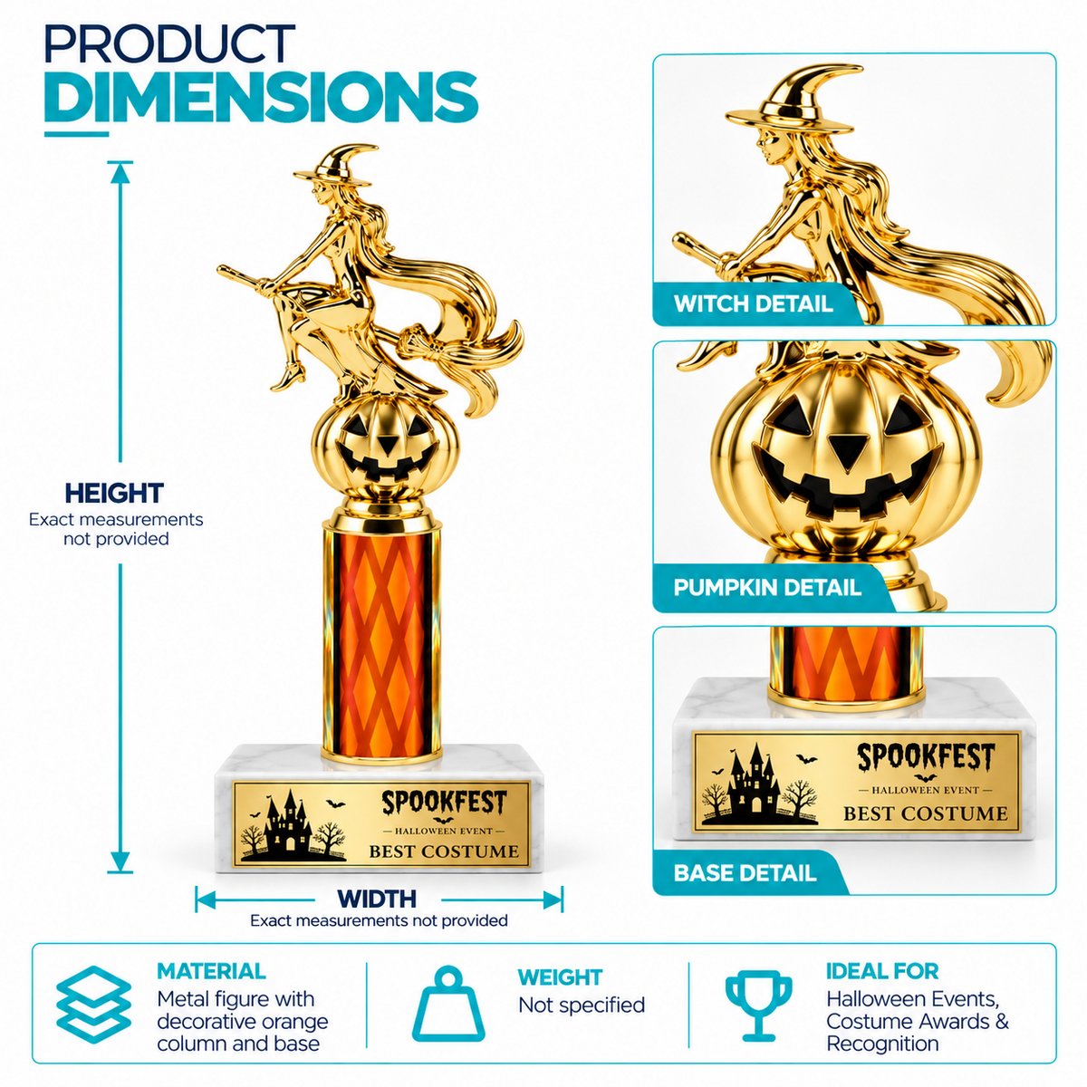 Pumpkin Spell | Customized Halloween Costume Championship Trophy