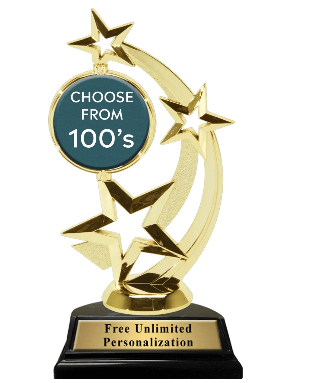 Gold Astro Spinner Custom Trophy (Premium Edition) - Customize Awards