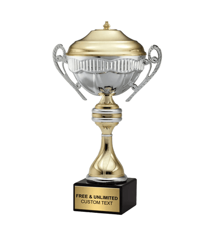 Gold & Silver Premium Tone Metal Trophy