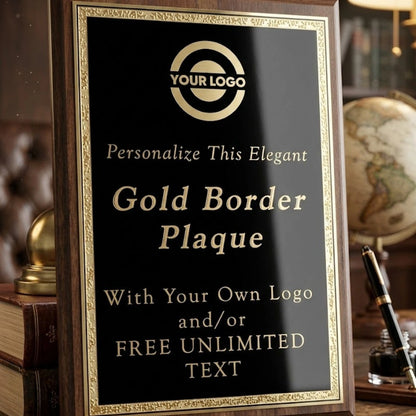 Gold Executive Plaque