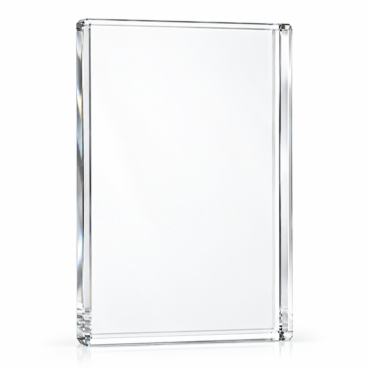 Wedge Crystal | Custom Engraved Recognition Plaque  Award