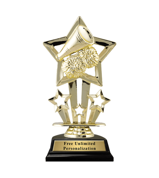 hooting Star Cheer Trophy (Premium Edition) - Customize Awards