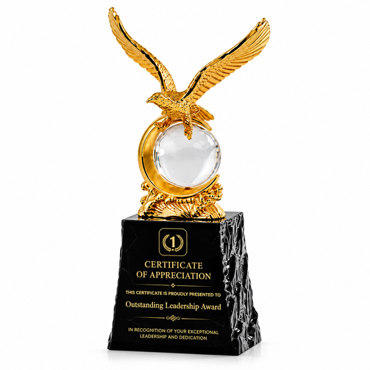 Eagle Legacy | Outstanding Leadership Art Glass Award