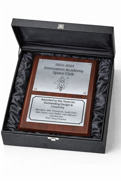 Walnut Stellar Plaque