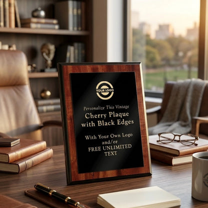 Lustrous Ebony Plaque