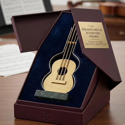 Guitar Handmade Metal Trophy