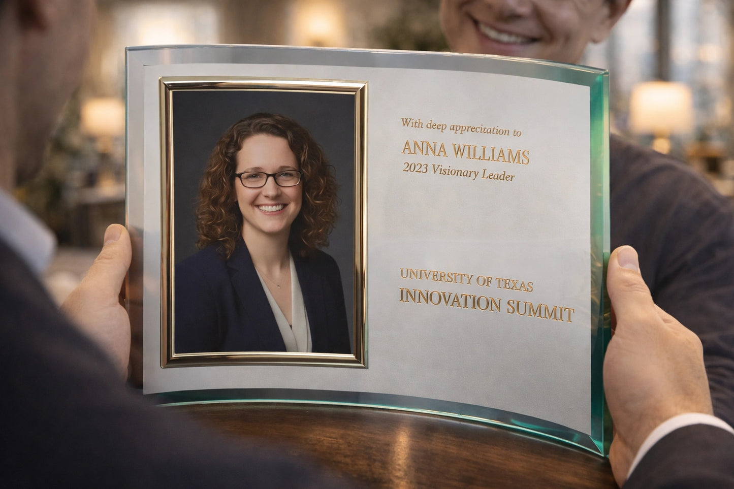 Jade Curve Keepsake plaque