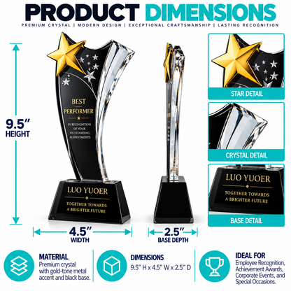 Starcrest Valor | Crystal Thanksgiving Achievement Appreciation Award