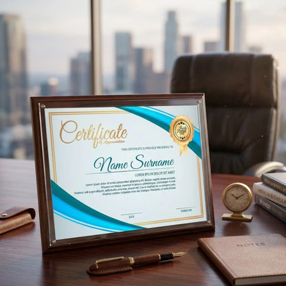 Premium Certificate Plaque