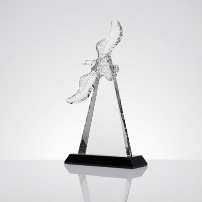 Eagle Apex Crystal Trophy
