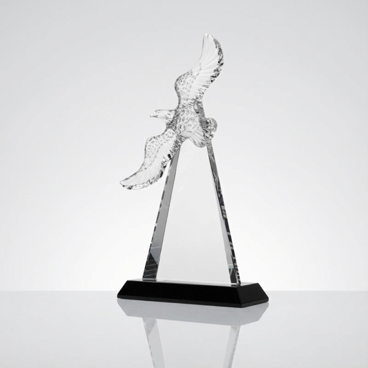 Eagle Apex Crystal Trophy