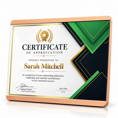 Insight Steward | Custom Acrylic Appreciation Award