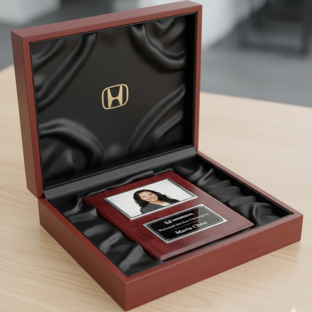 Rosewood Triumph Frame plaque