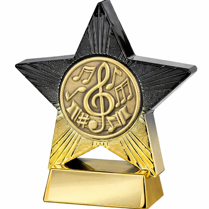 Gold & Black Star plaque