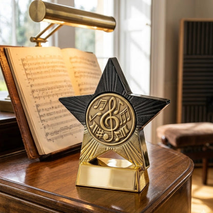Gold & Black Star plaque